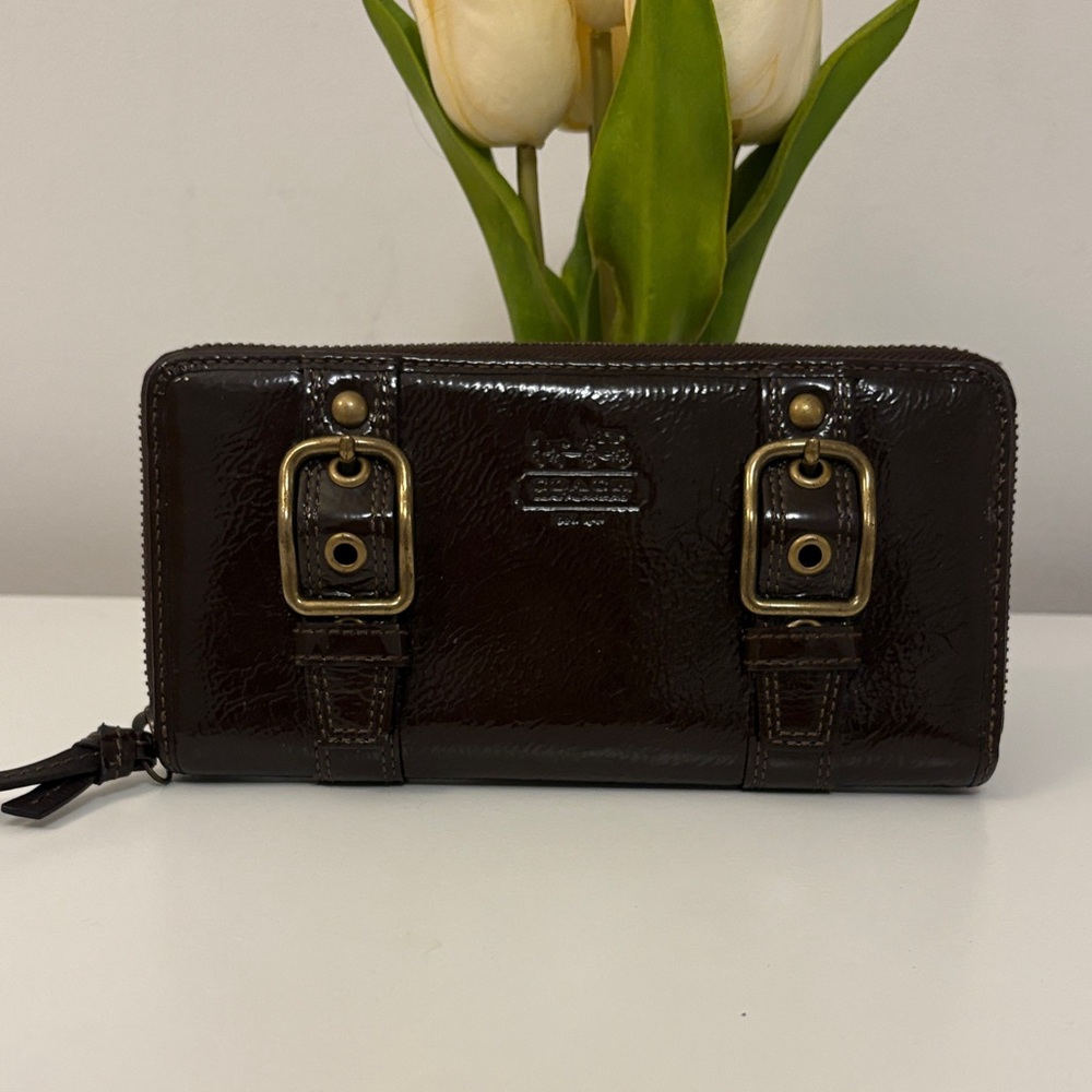 Coach Zoe Legacy Wallet Lavender Interior💜 - Picture 2 of 13
